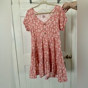 No Boundaries Floral Babydoll Dress